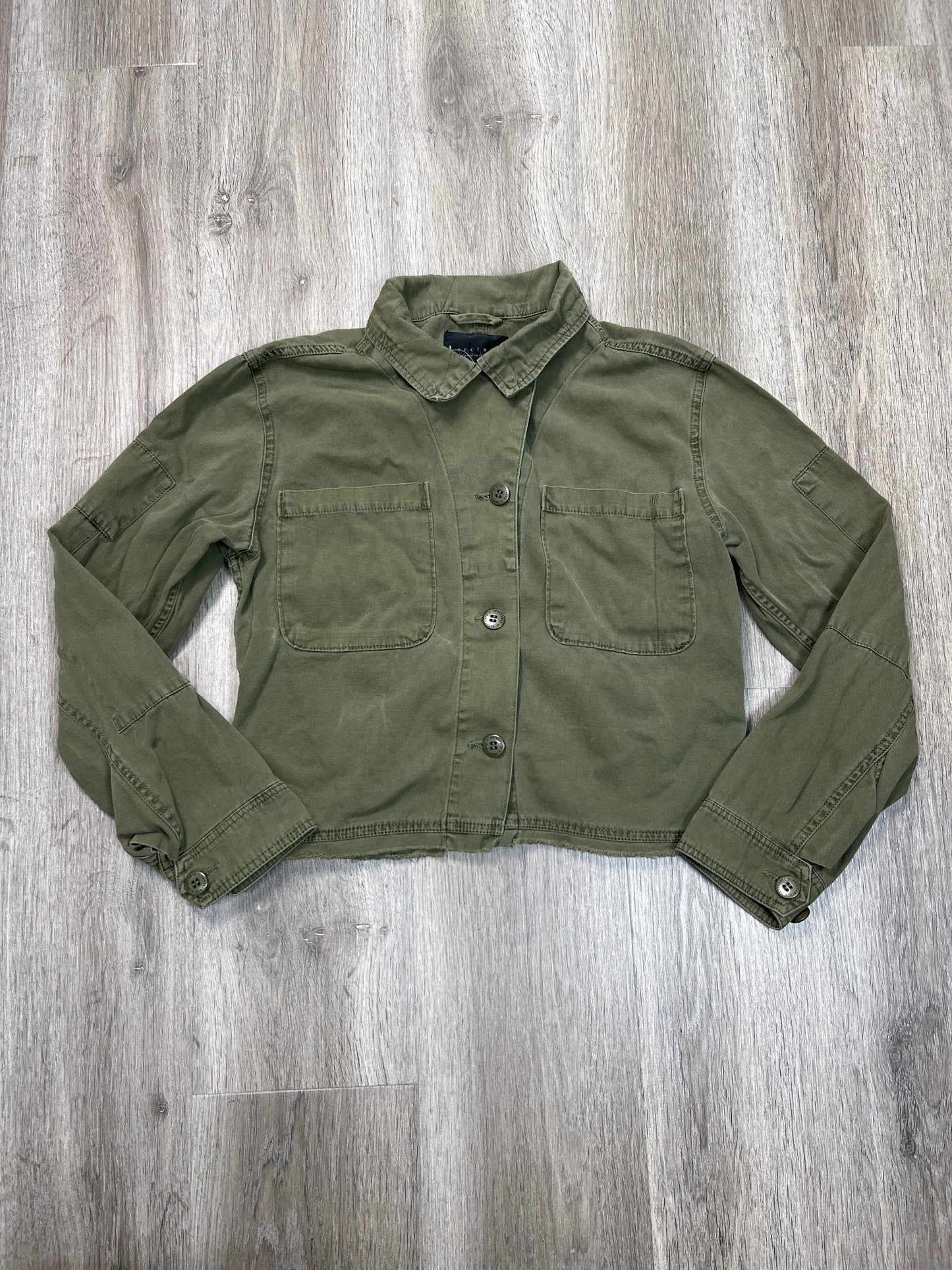 Jacket Shirt By Sanctuary In Green, Size: Xs