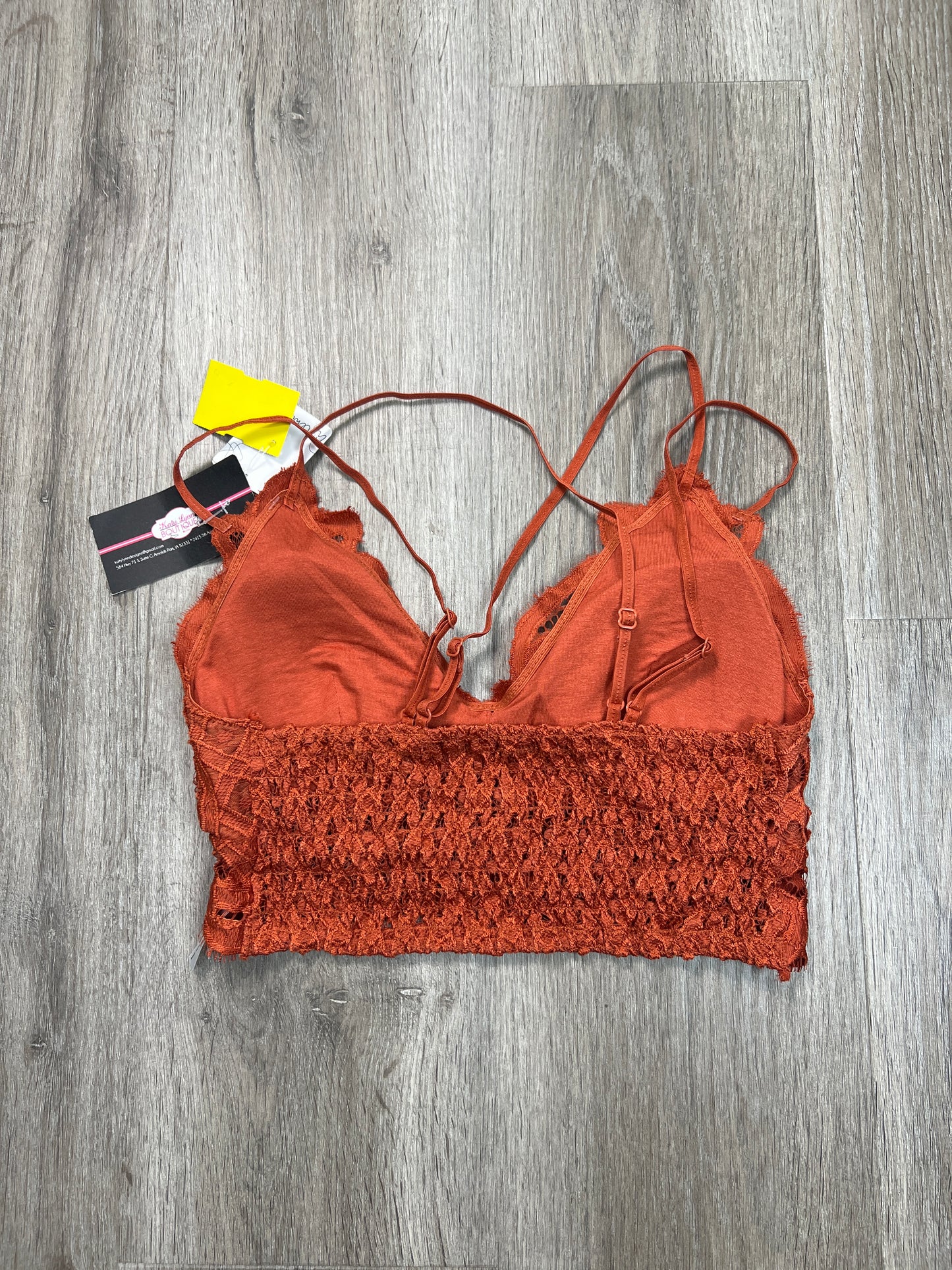 Bralette By ANEMONE In Orange, Size: S