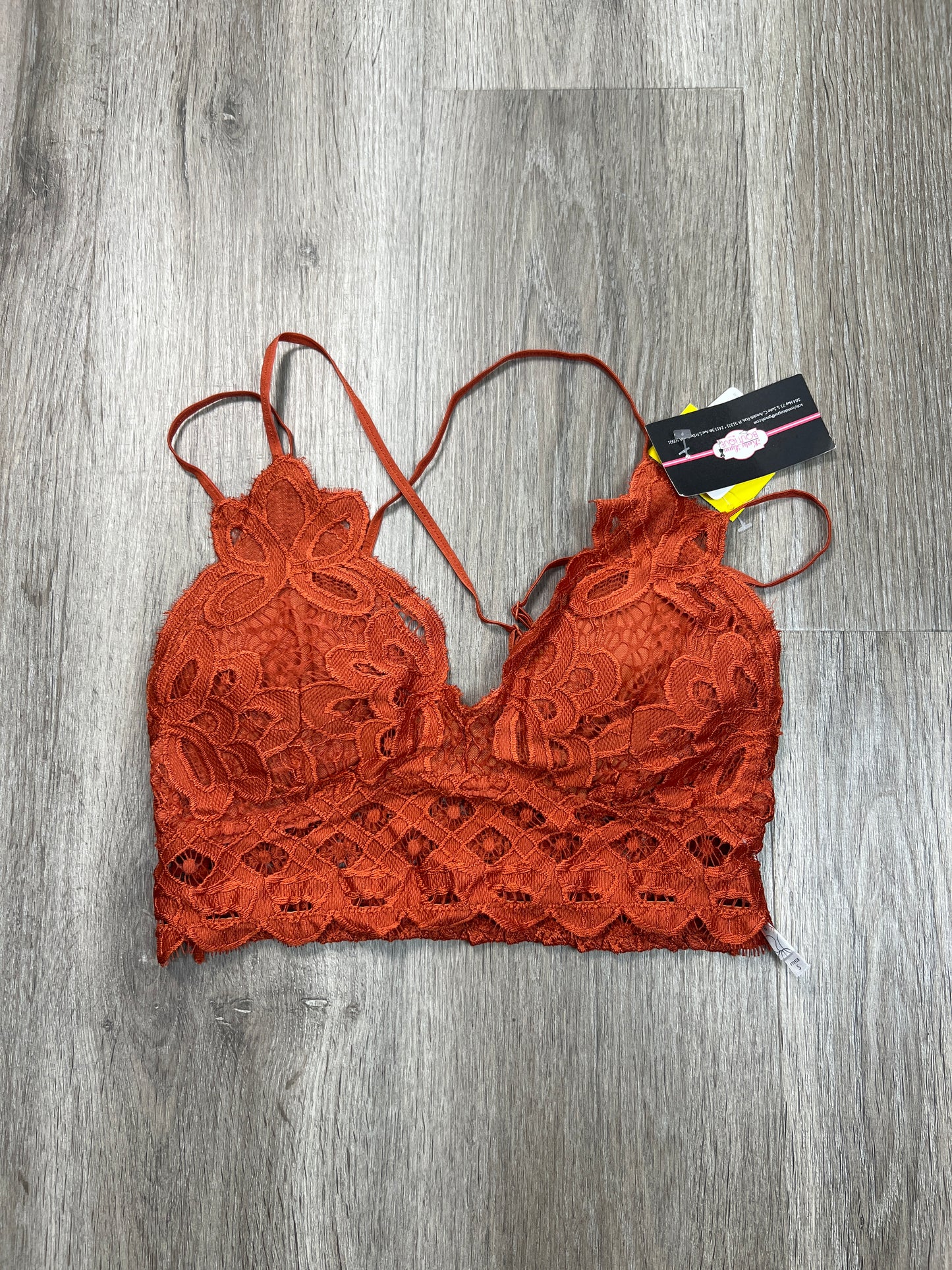 Bralette By ANEMONE In Orange, Size: S