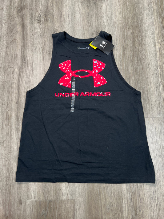 Athletic Tank Top By Under Armour In Black, Size: M