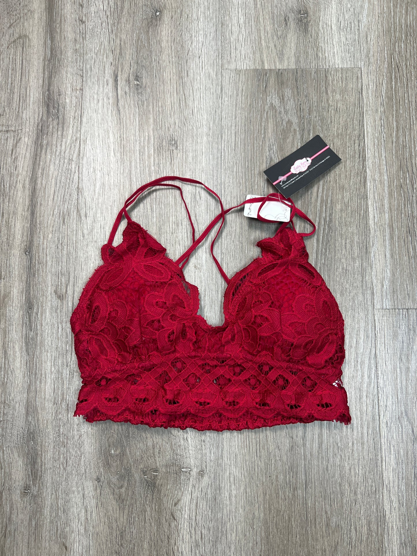 Bralette By ANEMORE In Red, Size: S