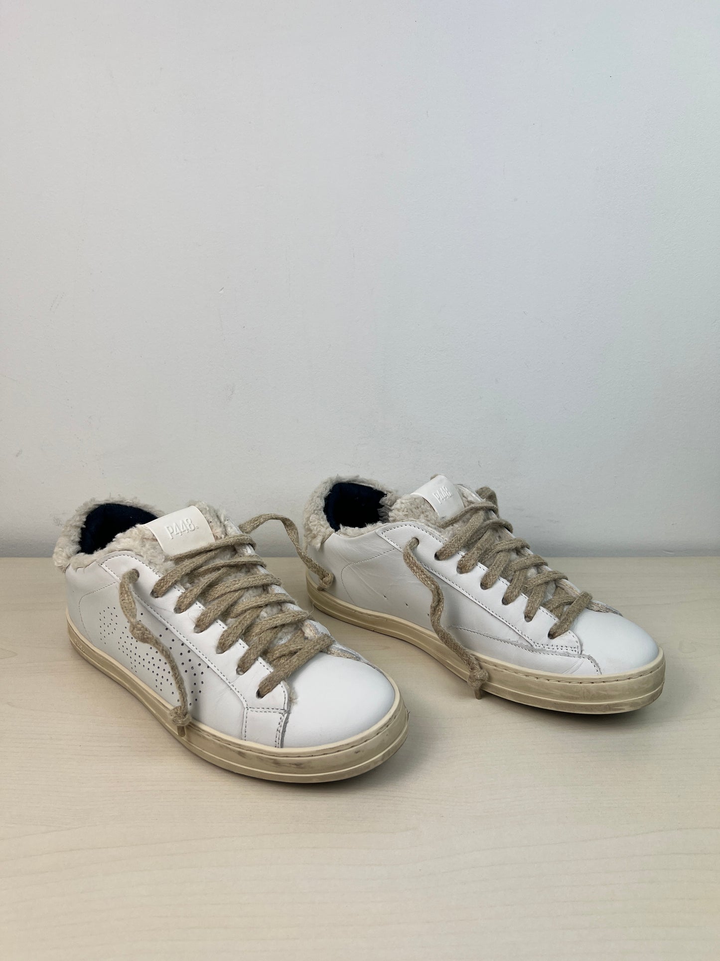 Shoes Sneakers By P448 In White, Size: 7.5