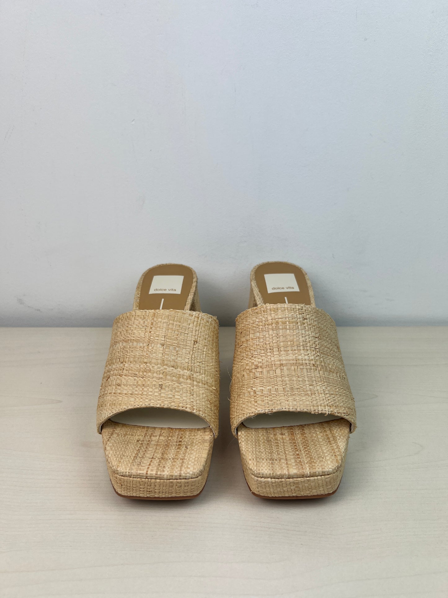 Sandals Heels Block By Dolce Vita In Tan, Size: 8