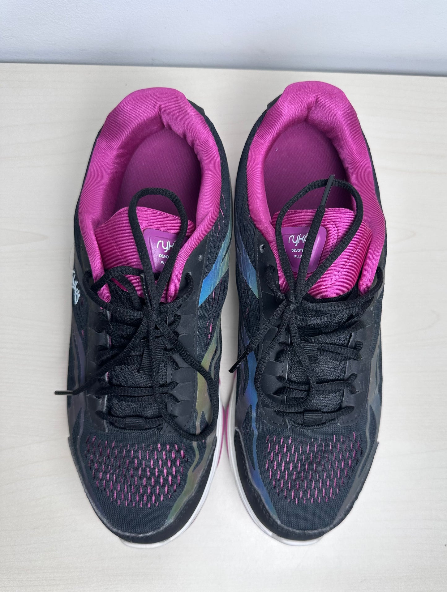 Shoes Athletic By Ryka In Black & Pink, Size: 9.5