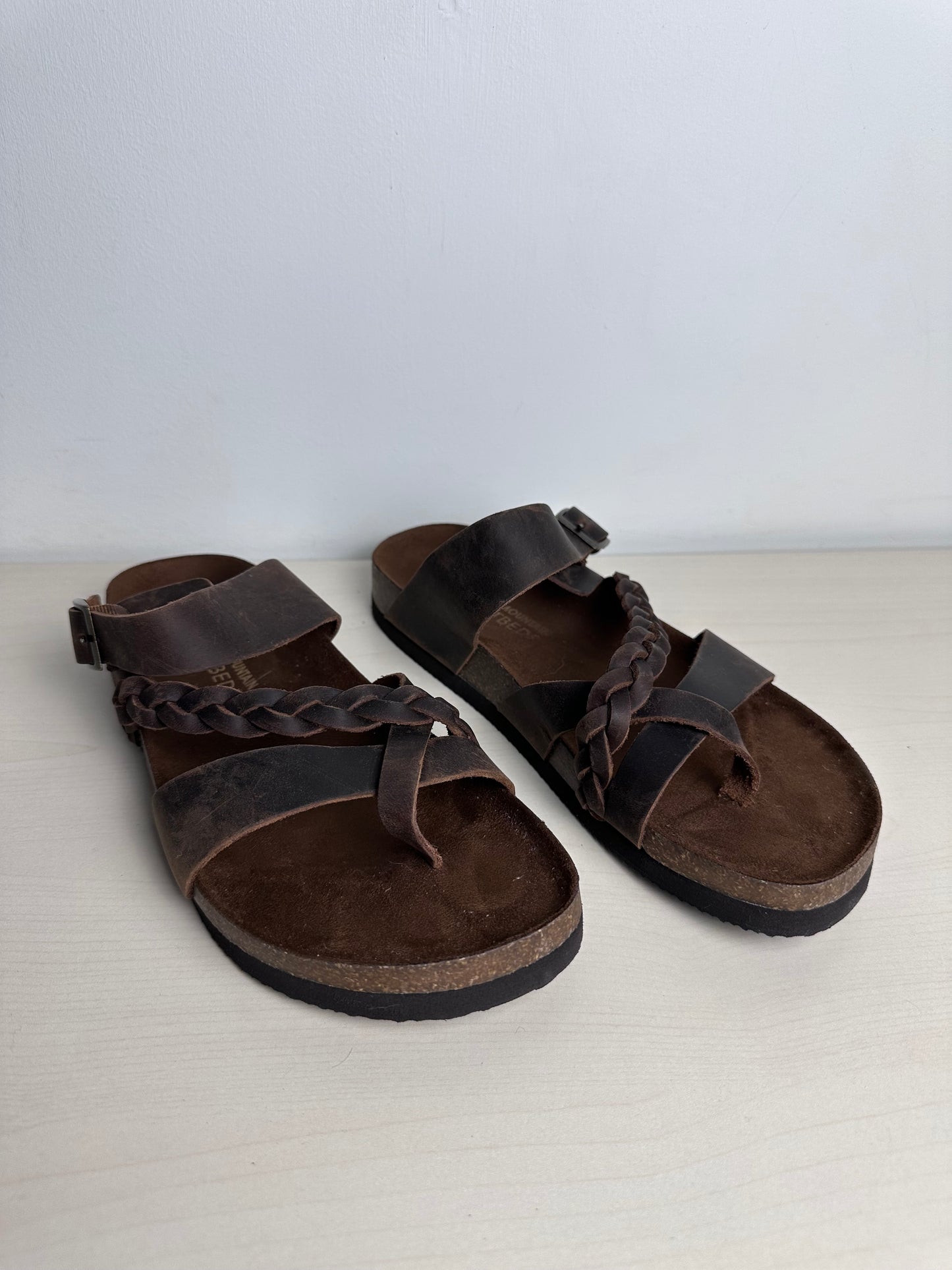 Sandals Flats By White Mountain In Brown, Size: 7