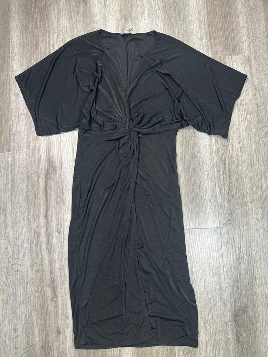 Dress Casual Midi By Fashion Nova In Black, Size: 1x