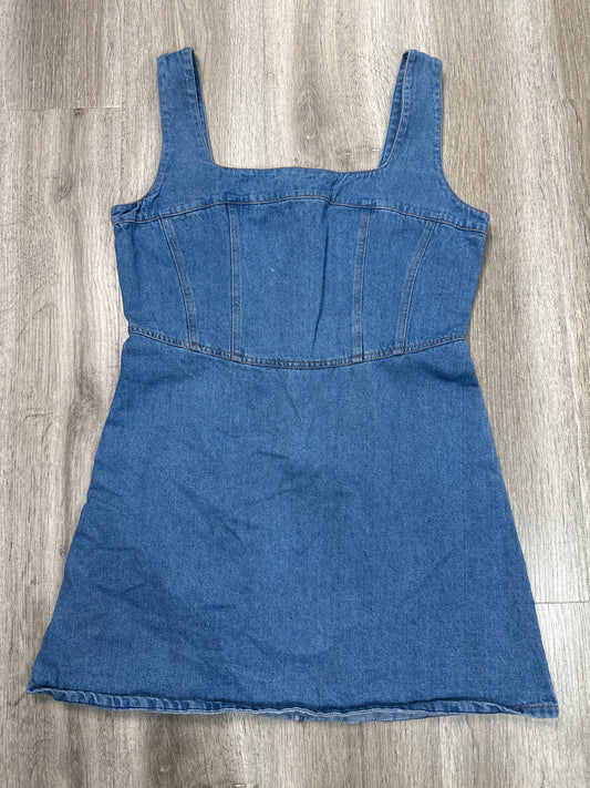 Dress Casual Short By Lulus In Blue Denim, Size: L