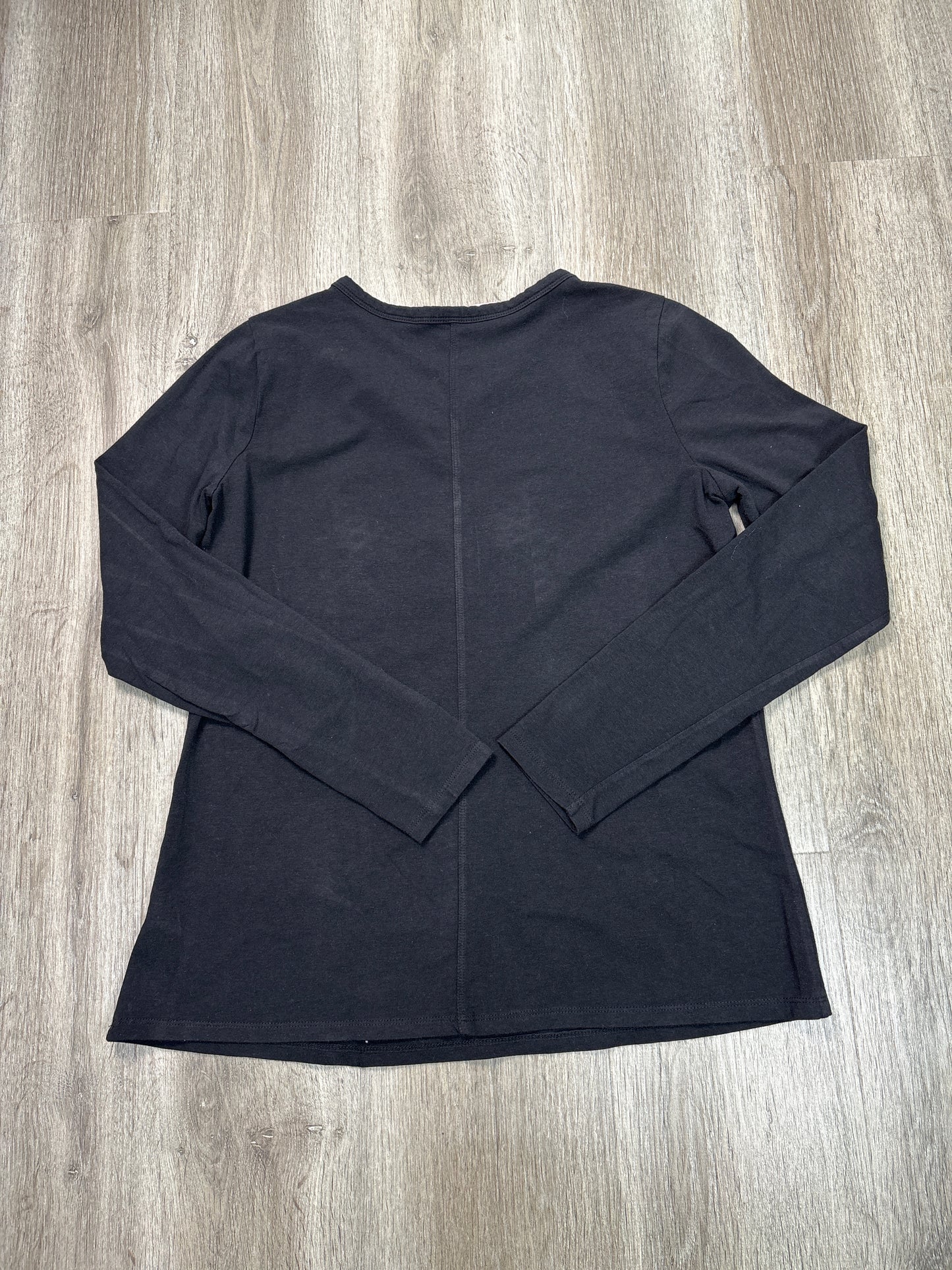 Top Long Sleeve Basic By Ana In Black, Size: L