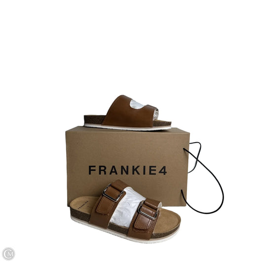 Sandals Flats By FRANKIE 4 In Tan, Size: 9.5