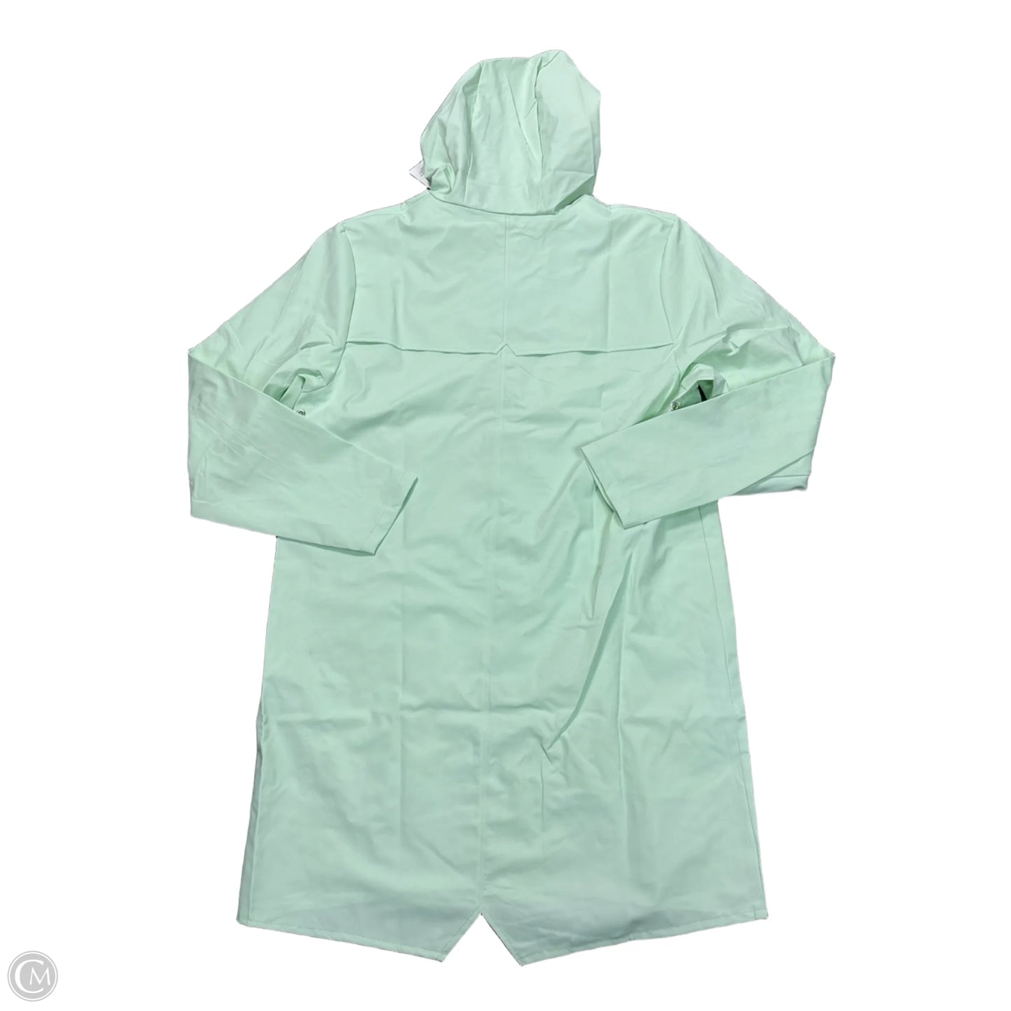 Jacket Windbreaker By Clothes Mentor In Green, Size: M