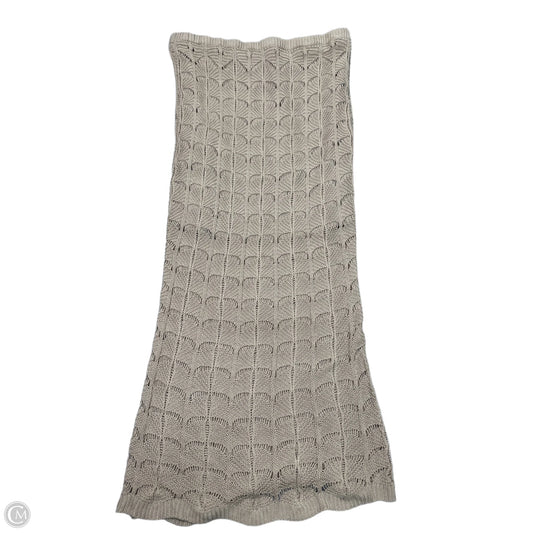 Skirt Midi By Sage In Beige, Size: L