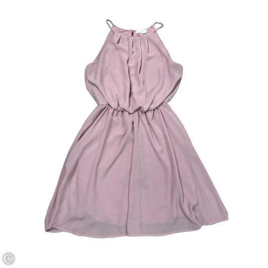 Dress Casual Short By Lush In Pink, Size: M