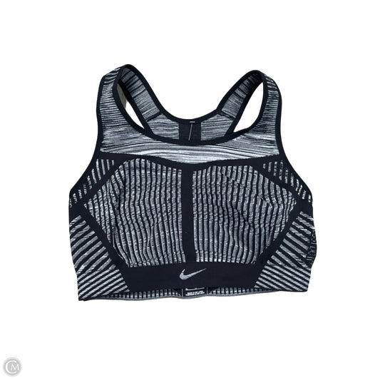 Athletic Bra By Nike Apparel In Black & White, Size: Xl