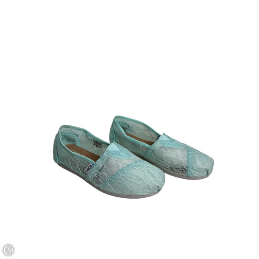 Shoes Flats By Toms In Blue, Size: 6