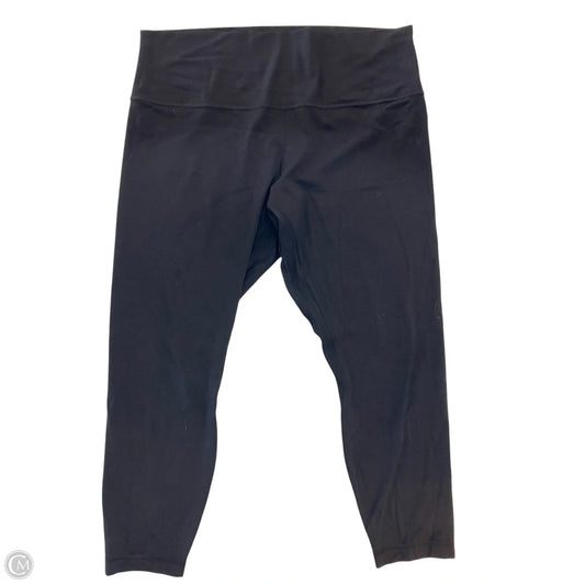 Athletic Leggings By Lululemon In Black, Size: Xl