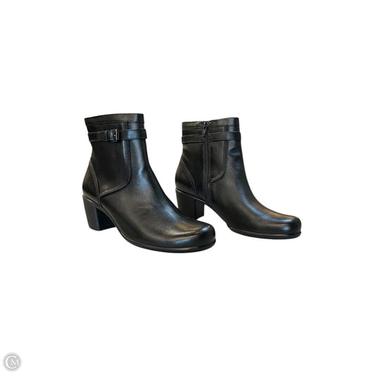 Boots Ankle Heels By Ecco In Black, Size: 11