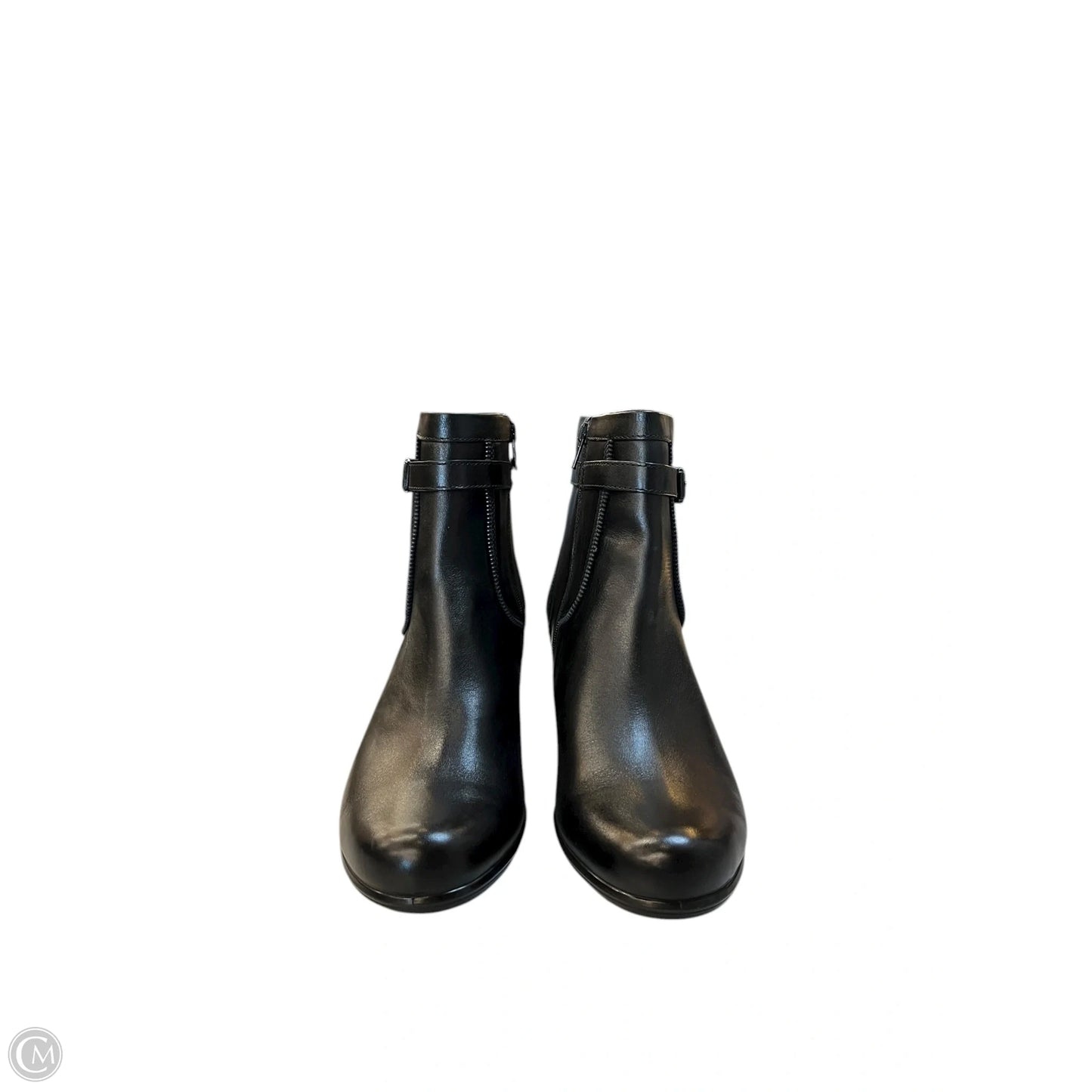 Boots Ankle Heels By Ecco In Black, Size: 11