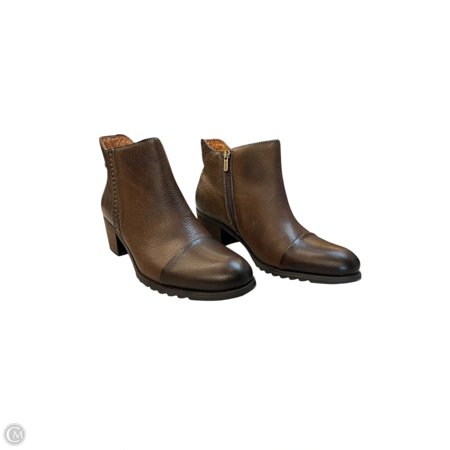 Boots Ankle Heels By Pikolinos In Brown, Size: 11