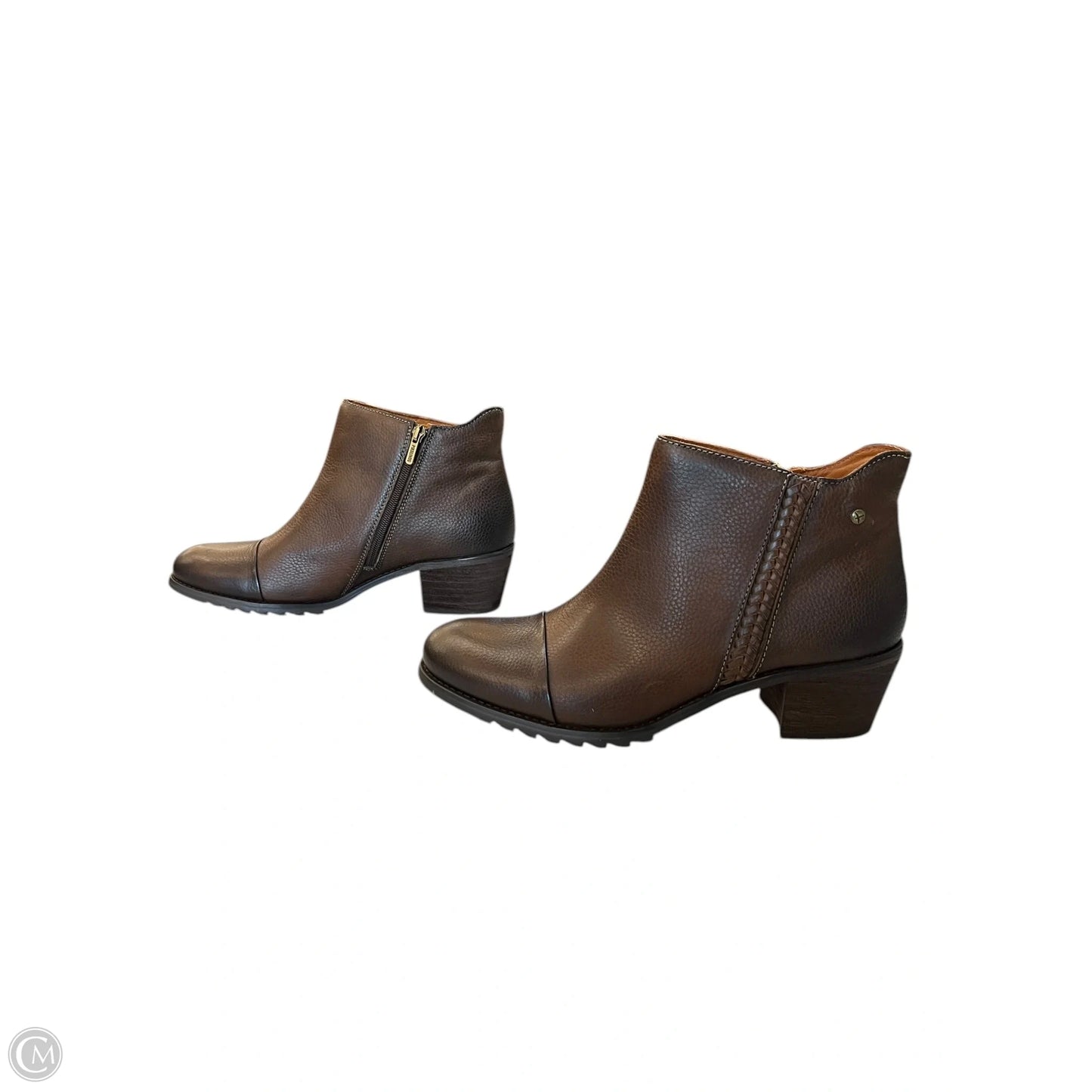 Boots Ankle Heels By Pikolinos In Brown, Size: 11