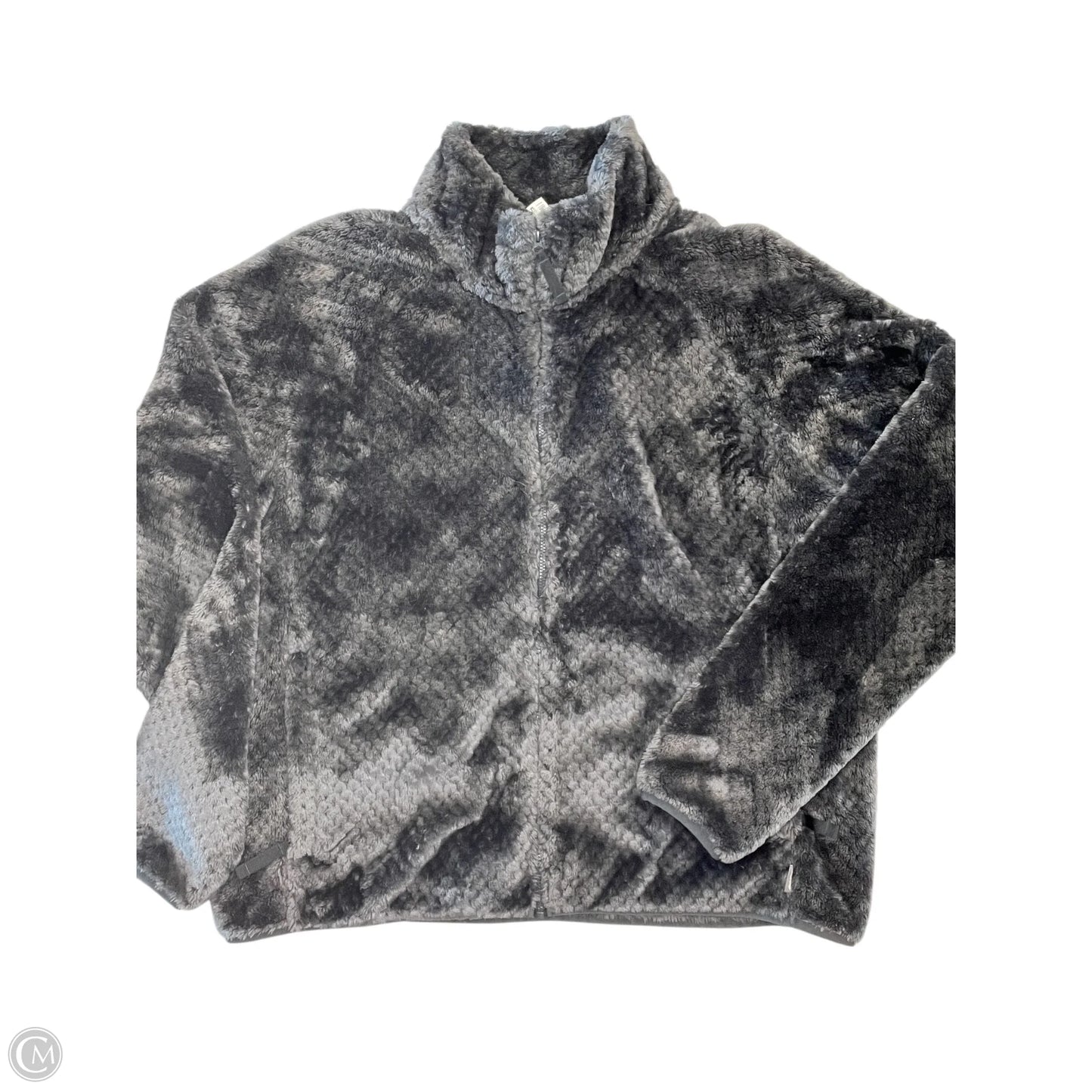 Jacket Fleece By Eddie Bauer In Grey, Size: Xl