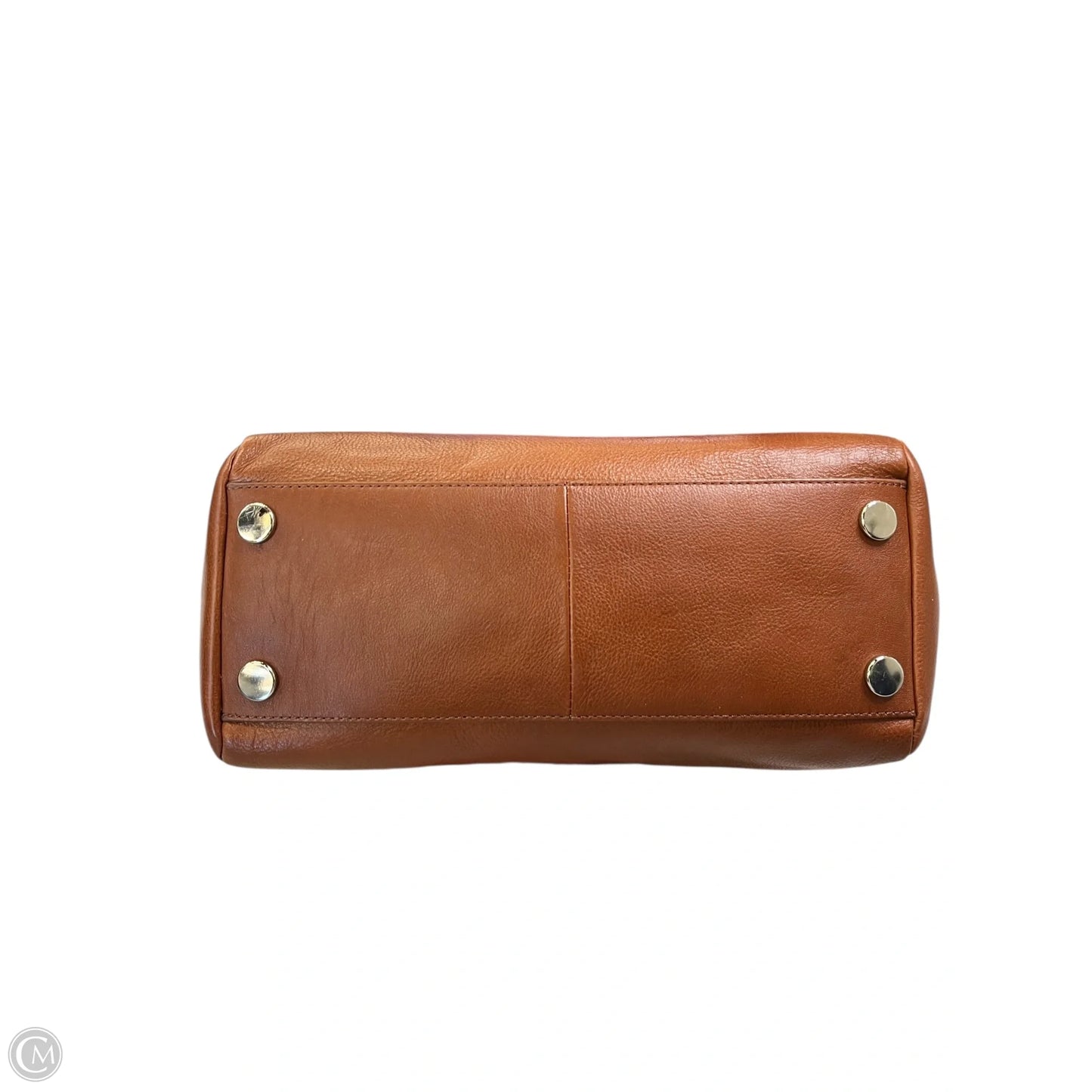 Handbag Leather By Fossil, Size: Large