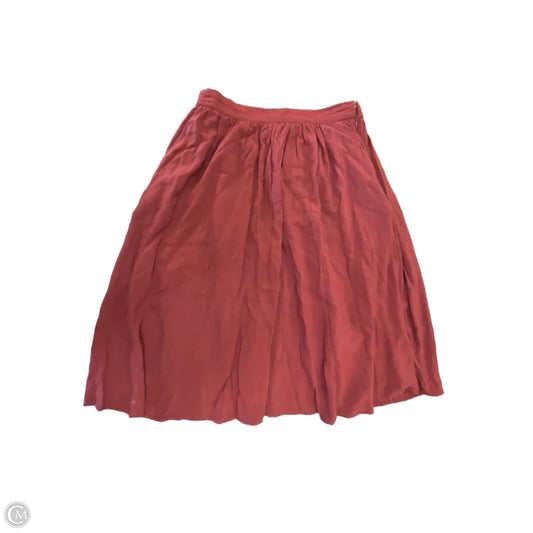 Skirt Midi By Modcloth In Red, Size: M
