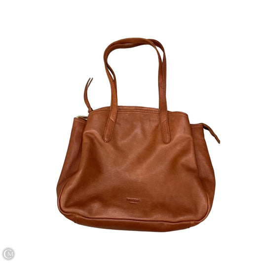 Handbag Leather By Margot, Size: Medium