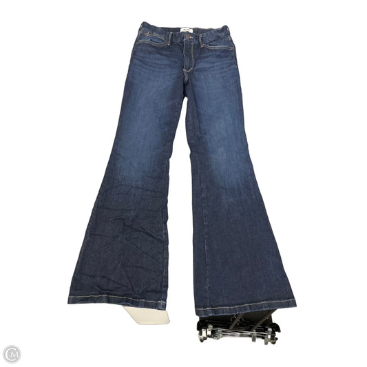 Jeans Flared By Wrangler In Blue Denim, Size: 10