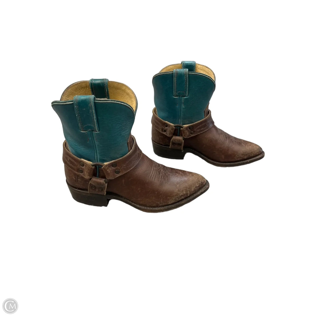 Boots Designer By Frye In Brown, Size: 7