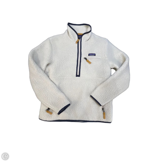 Sweatshirt Collar By Patagonia In Beige, Size: S