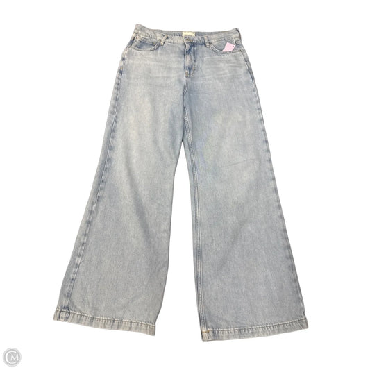 Jeans Wide Leg By We The Free In Blue Denim, Size: 8