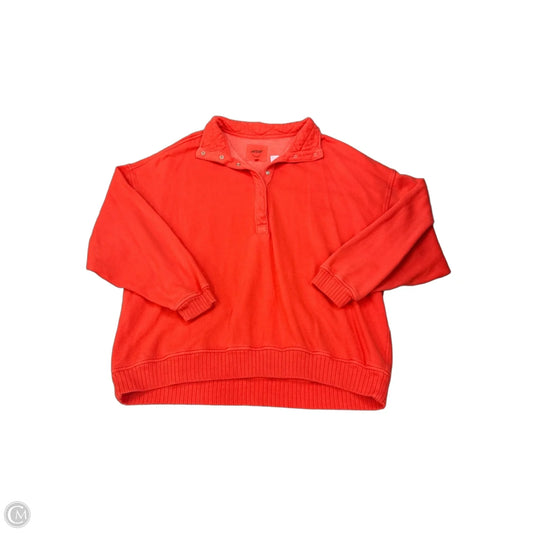 Sweatshirt Collar By Aerie In Red, Size: L