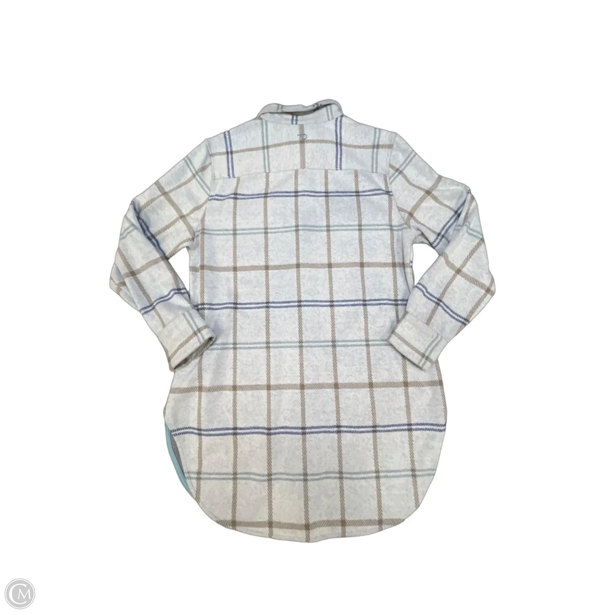 Jacket Shirt By 7diamonds In Plaid Pattern, Size: S