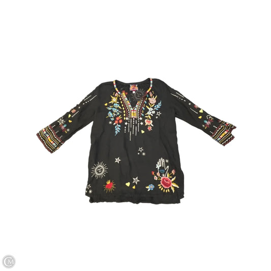 Top Long Sleeve Designer By Johnny Was In Multi-colored, Size: S