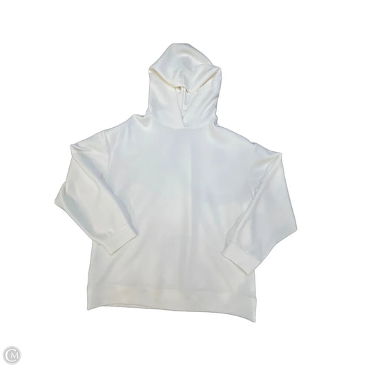 Sweatshirt Hoodie By 7diamonds In White, Size: S