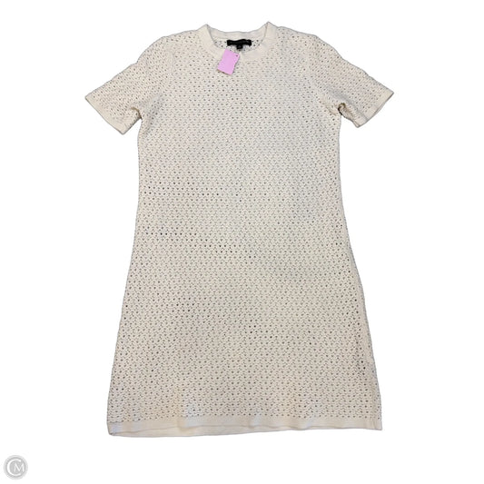 Dress Casual Short By Banana Republic In Cream, Size: M