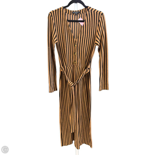 Dress Casual Maxi By Velvet Heart In Striped Pattern, Size: S