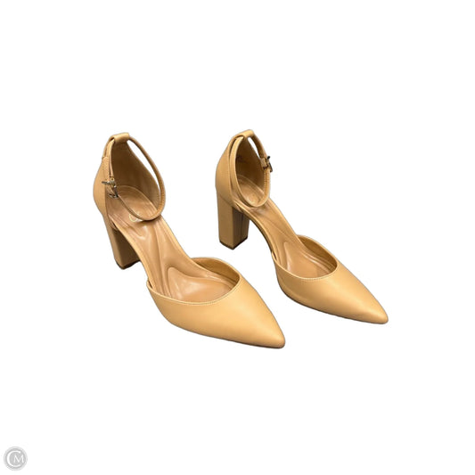 Shoes Heels Block By Jessica Simpson In Tan, Size: 8