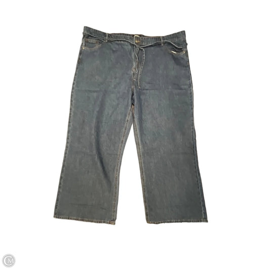 Jeans Wide Leg By Buffalo David Bitton In Blue Denim, Size: 22