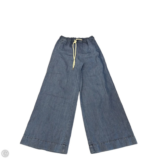Pants Wide Leg By Loft In Blue Denim, Size: S