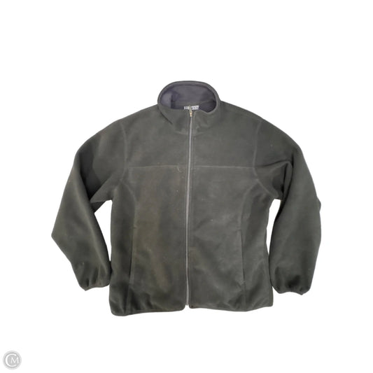 Jacket Fleece By Lands End In Black, Size: L