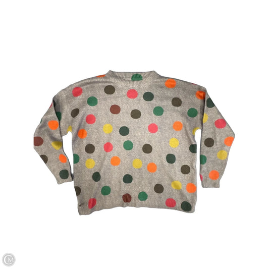 Sweater By Clothes Mentor In Polkadot Pattern, Size: 2x