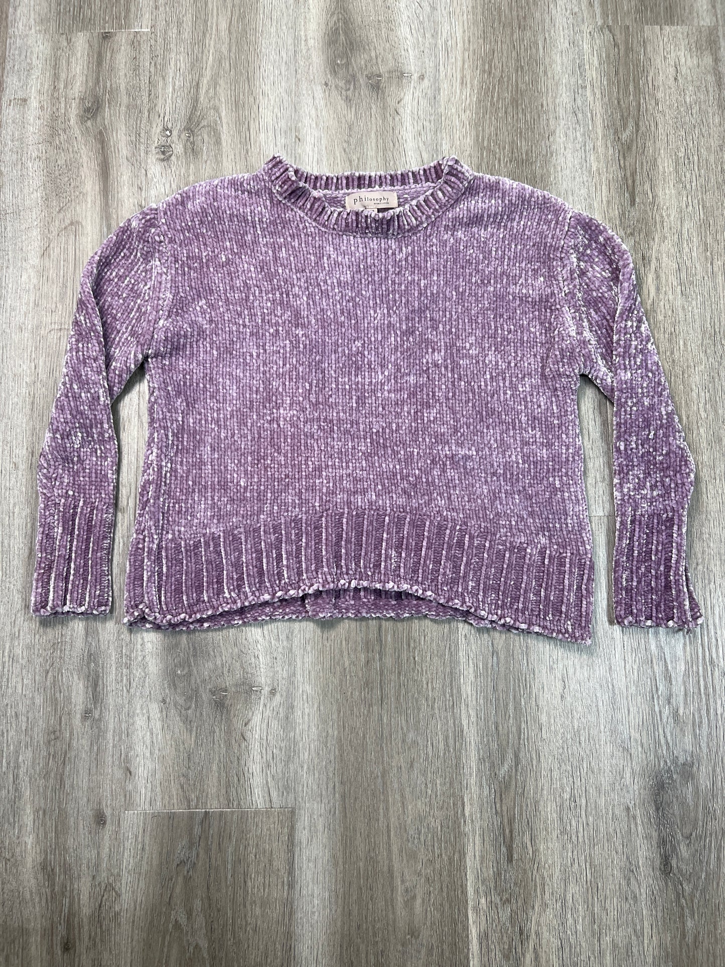 Sweater By Philosophy In Purple, Size: Xs