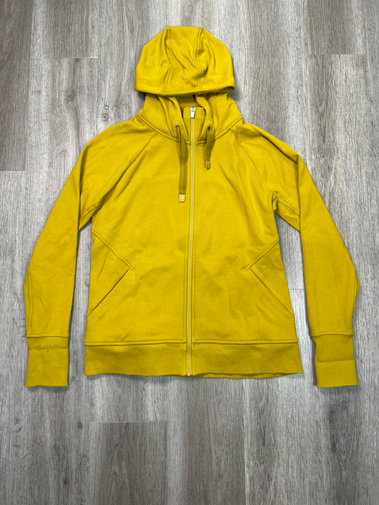 Athletic Jacket By Athleta In Yellow, Size: L