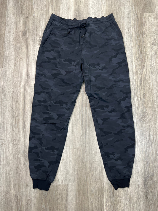 Athletic Pants By Zyia In Camouflage Print, Size: L