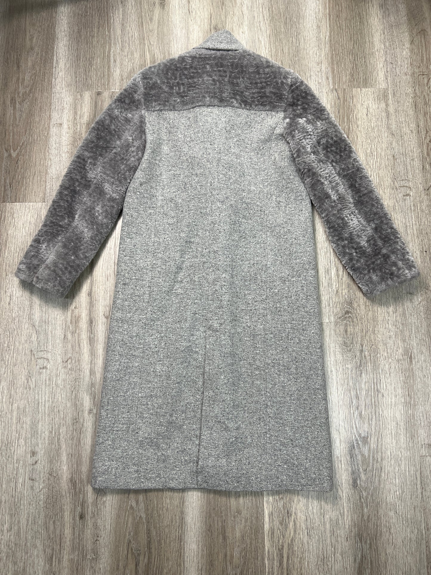 Coat Designer By Halston In Grey, Size: Xs