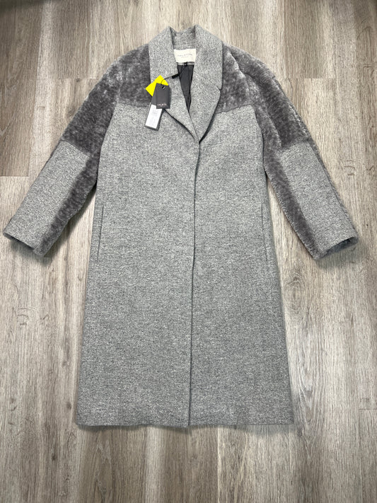 Coat Designer By Halston In Grey, Size: Xs