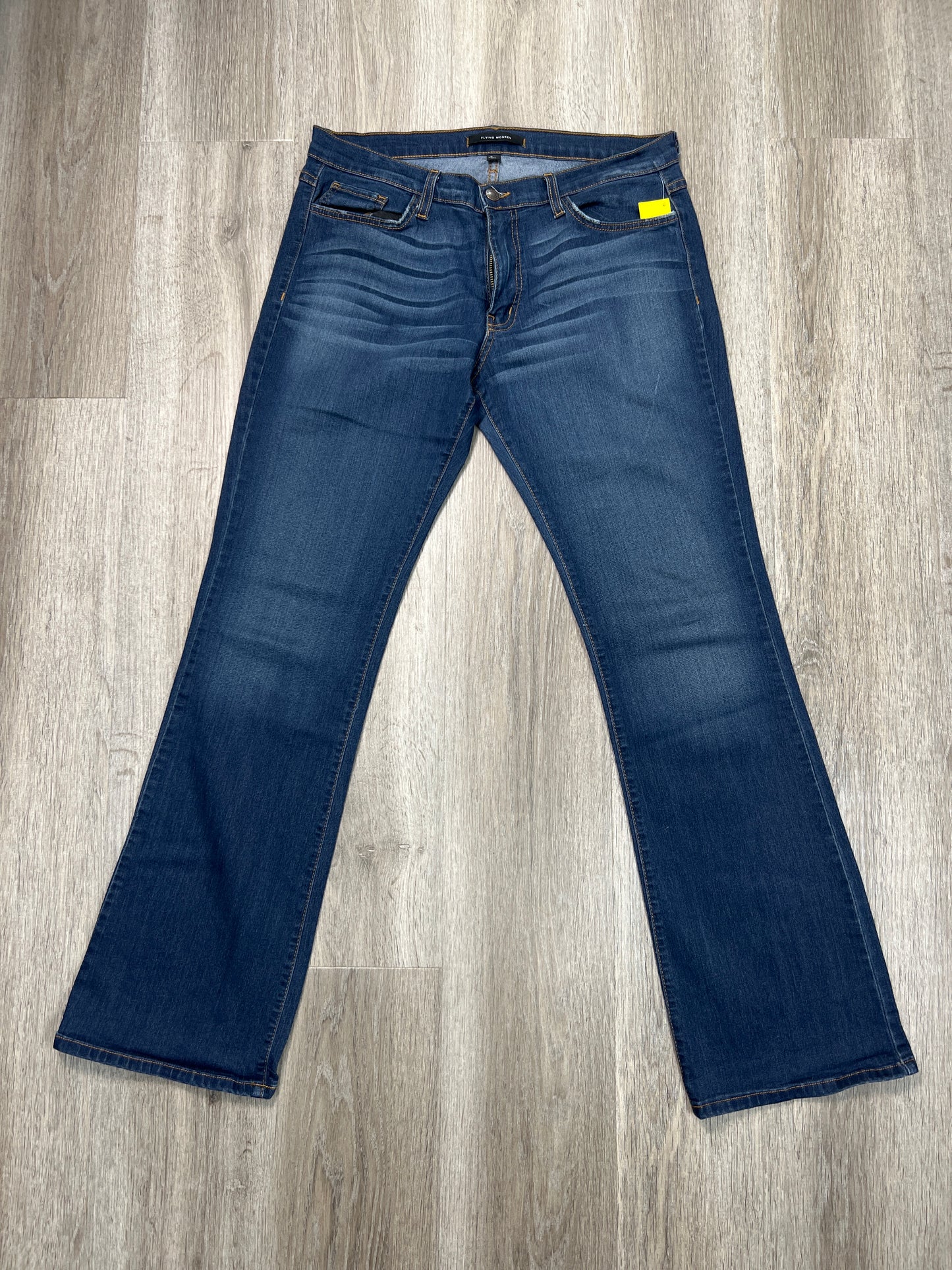 Jeans Flared By Flying Monkey In Blue Denim, Size: 10