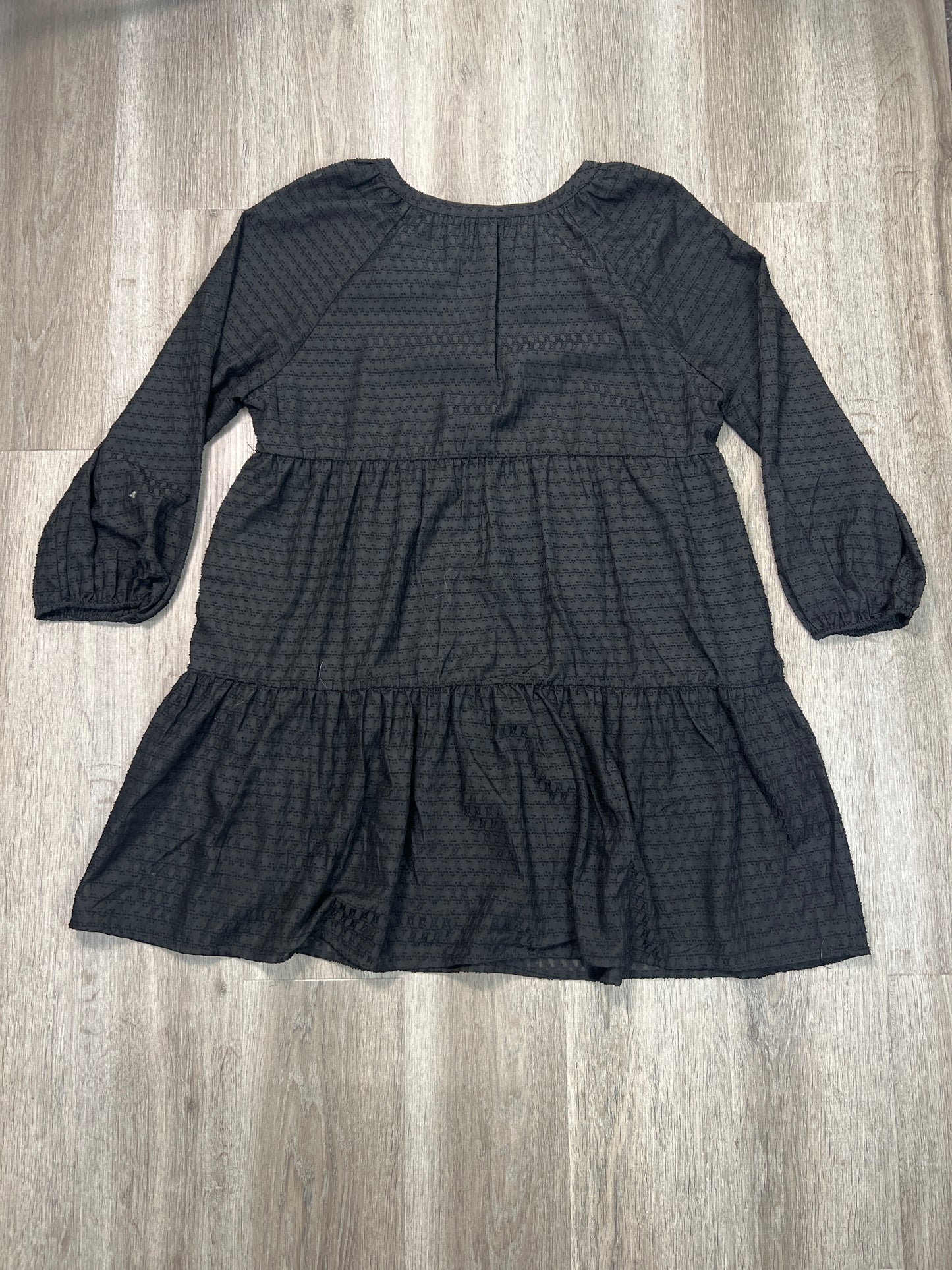 Dress Casual Midi By Skies Are Blue In Black, Size: Xl