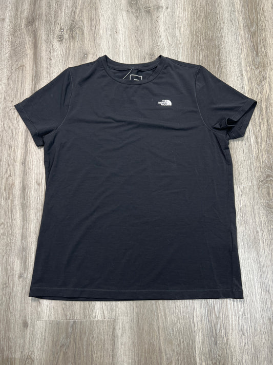 Athletic Top Short Sleeve By The North Face In Black, Size: M